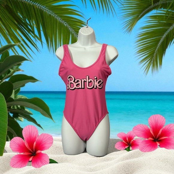 Barbie, Hot Pink One-Piece Swimsuit, Small☀️ - Picture 3 of 12